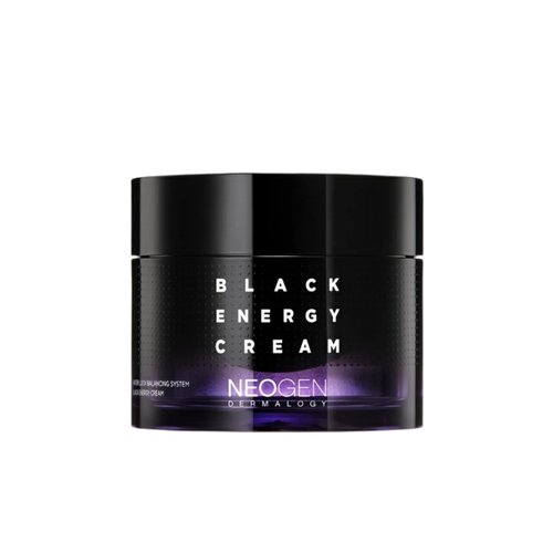 [K-Beauty] Neogen Dermalogy Black Energy Cream | Revitalizing & Nourishing Gel Moisturizer Sleep Mask Facial Cream w/Plant-Derived Ingredients 2.7oz