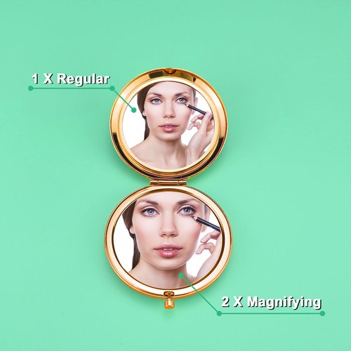 Dance Lover Gift Dancing Gift for Girls Dance Gifts for Women Compact Makeup Mirror for Dancing Teacher Folding Makeup Mirror for her Inspirational Present for Women Girl Birthday Graduation