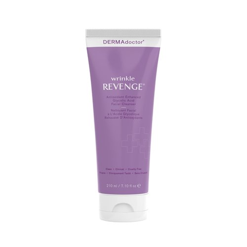DERMAdoctor Glycolic Acid Exfoliating Face Wash - Anti-Aging, Antioxidant Enhanced Glycolic Acid Toner Facial Exfoliator to Address Fine Lines, Wrinkles, Dullness, Uneven Skin Tone, and Enlarged Pores
