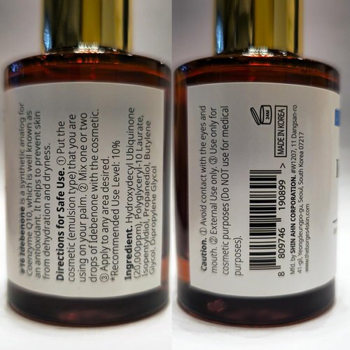 Idebenone Serum 1 fl. oz / 30 ml/Synthetic Coenzyme Q10
