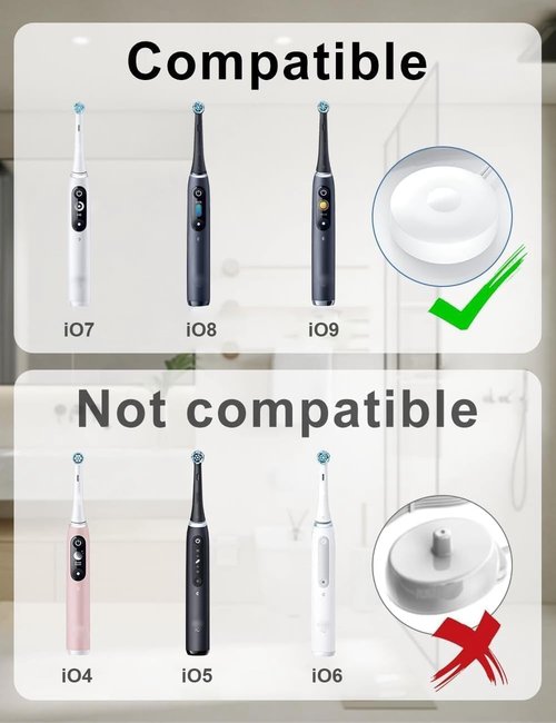 Charger Base Compatible with Braun Oral B iO Series7, 8, 9 Electric Toothbrush, Replacement 3768 Magnetic Power Supply Charging Cord