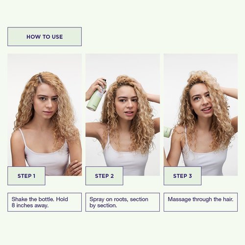 Maria Nila Dry Shampoo 209 ml / 5.5 oz, Freshens up Greasy Hair, Adds Volume to Fine Hair, 100% Vegan & Sulfate/Paraben free