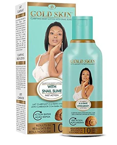NA Gold Skin Clarifying Body Lotion with Snail slime (Hydroquinone Free) 250 ml. 8.45 fl.oz