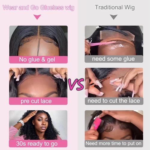 Ablvari Curly Bob Wig Human Hair Water Wave 4x4 Lace Closure Glueless Wear and Go Bob Curly Wigs Pre Plucked Pre Cut Short Bob Wig Curly Human Hair Natural Hairline for Beginner Friendly 12 Inch
