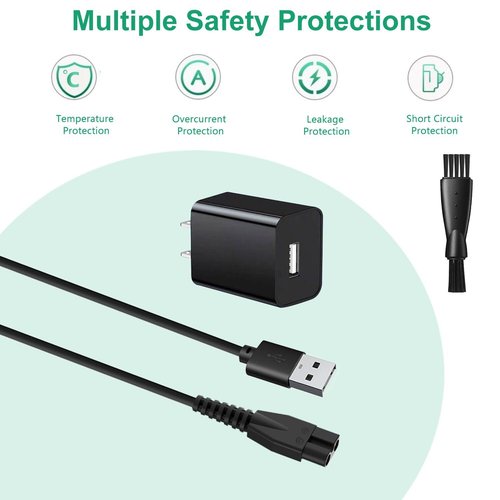 Replacement Charger for Limural Hair Clippers, Trimmer Charger Cord Compatible with Limural Electric Shavers for Men