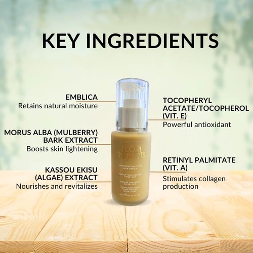 Perfect Tone Moisture Serum by Flori Roberts, Reduces Appearance of Dark Spots, Hyperpigmentation, Lines and Wrinkles, Boosts Radiance