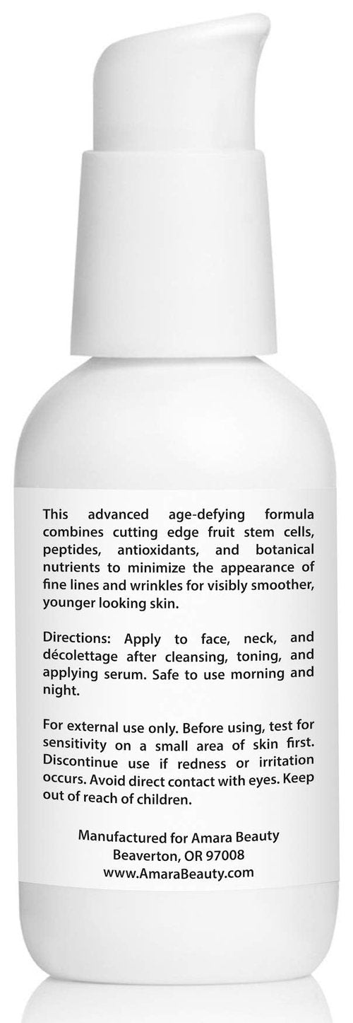 Amara Beauty Anti Aging Face Cream Moisturizer with Resveratrol & Peptides, 2 fl. oz.