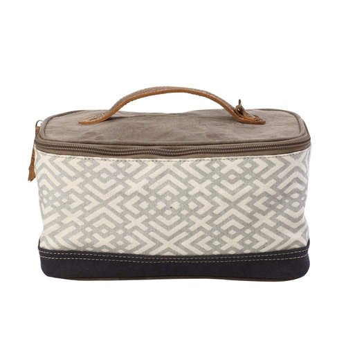Myra Bag X Design Upcycled Canvas Shaving Kit Bag S-1195