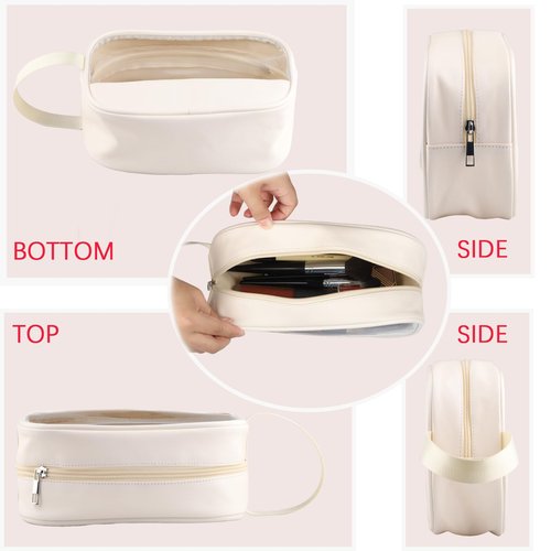PWHAOO Registered Behavior Technician Cosmetic Bag Behavior Tech Makeup Bag Behavior Analyst Gift (HAPPY RBT BAG)