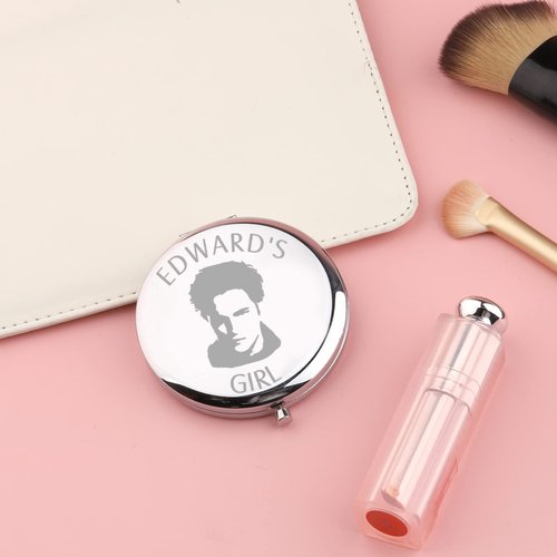 TIIMG Ed-Ward Inspirational Gift Vampire TV Series Gift Edward's Girl Compact Mirror (ED-WARD'S Girl Mirror)