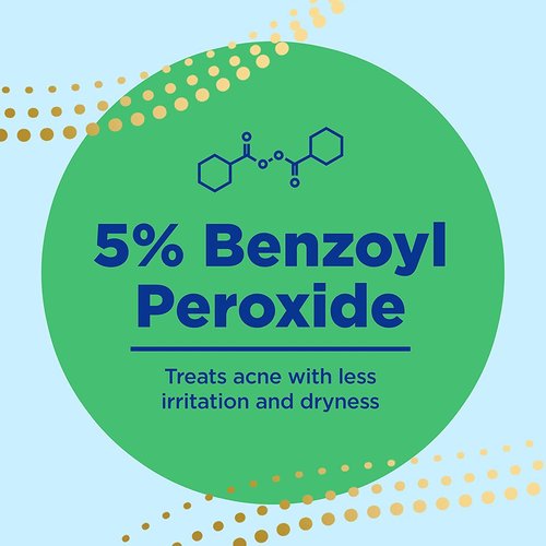 Differin Acne Face Wash with 5% Benzoyl Peroxide, Daily Deep Cleanser by the makers of Differin Gel, Gentle Skin Care for Acne Prone Sensitive Skin, 4 oz (Packaging May Vary) (Pack of 2)
