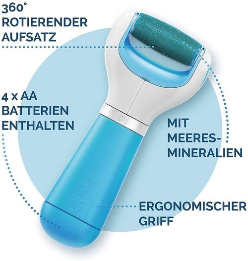 Scholl Velvet Smooth Express Pedi Electronic Foot File Kit
