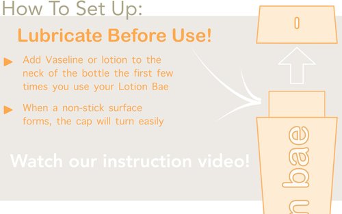 Lotion Bae - Premium Reusable Travel Size Lotion Bottle