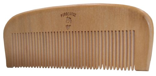 PurBeardz Wooden Hair Comb - Great Comb for Beard and Mustache for Men