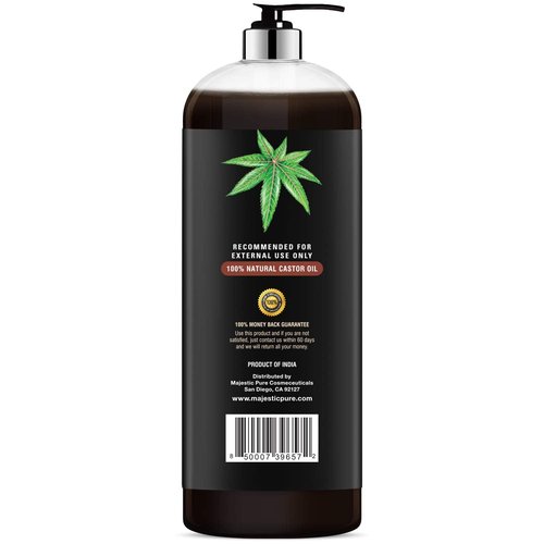 Majestic Pure Jamaican Black Castor Oil 16 fl oz and Vitamin E oil 8 fl oz