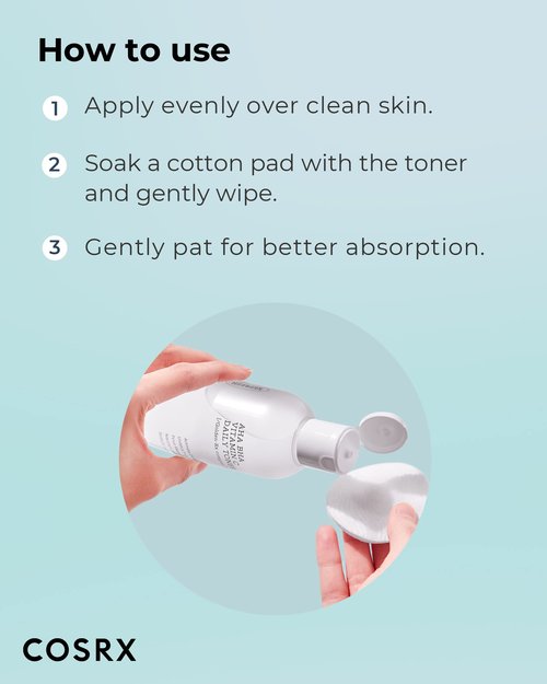 COSRX ABC Daily Toner, Korean Toner for Day & Night with AHA, BHA, & Vitamin C, Refreshing Exfoliating Toner for Clean Radiant Skin, Korean Skin Care, 150ml, 5.07 fl.oz