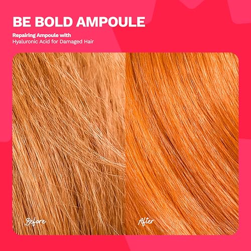 Ginger Milk Hair Repair Ampoule with Hyaluronic Acid for Damaged Hair Treatment (Pack 6 x 0.5 fl oz)