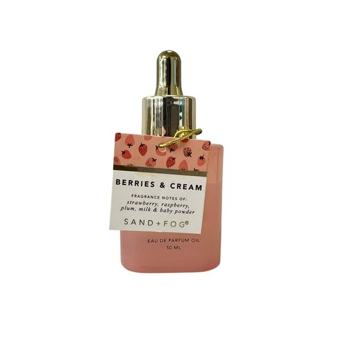 Sand + Fog Berries & Cream Eau De Parfum Oil, 1.7 fl oz, 50ml, Dropper