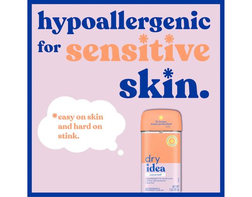 Dry Idea Advanced Dry Unscented Antiperspirant & Deodorant Clear Gel 3 oz (Pack of 5)