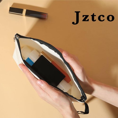Jztco Skeleton Funny Makeup Bag Skull Gifts for Women Female Her Mom Wife Best Friend Daughter Aunt Niece Humor Sarcastic Toiletry Bag Mothers Day Graduation Birthday Gifts Floral Cosmetic Bag