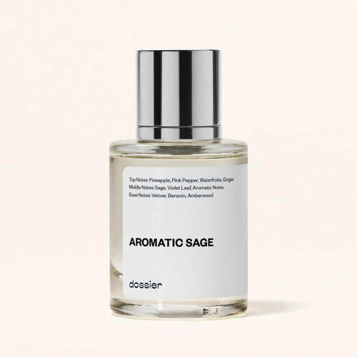 Dossier - Aromatic Sage 1.7 Fl oz (50ml) - Eau de Parfum - Inspired by Valentin's Born in Roma U.omo - Perfume Luxury - Pure Infused - Paraben Free - Vegan - For Men