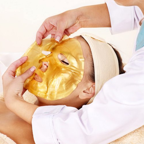Adofect 15 Pack 24K Gold Crystal Collagen Facial Patches, Crystal Collagen Facial Pads sheet for Anti Aging, Puffiness, Moisturizing, Deep Tissue Rejuvenation and Hydrates Skin