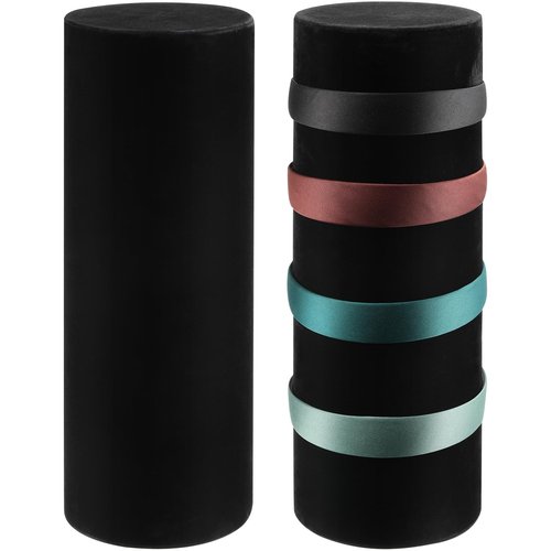 Geetery 2 Pcs Vertical Headband Holder Organizer Hairband Display Stand Headband Stand for Women Hair Hoop Accessories(Black)