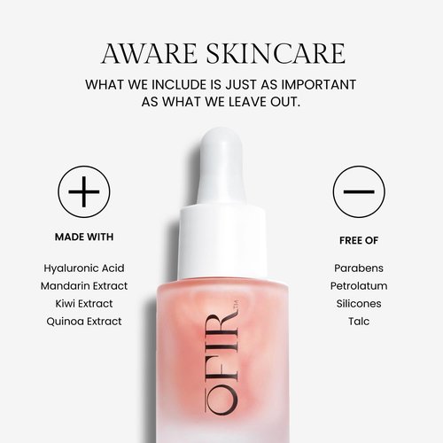 OFIR Bloom Serum Illuminating Gel | Under Eye Brightener Dark Circles Treatment | Lifting Formula With Hyaluronic Acid | Vegan Cruelty Paraben Free Skincare | Hydrating Moisturizer | Peony 1 Fl Oz