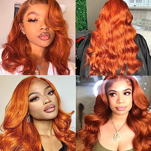 30 30 30 inch Ginger Human Hair Bundles 350 Body Wave Bundles Ginger Orange Human Hair Bundle 350 Body Wave Bundle