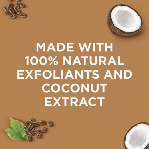 St. Ives Rise and Energize Face Scrub Deep Exfoliating Scrub Coconut and Coffee Dermatologist-Tested, 100% Natural Exfoliants Face Wash 6 oz 6 Count