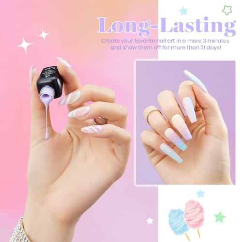 Beetles Pastel Pearl Gel Nail Polish, 12 Colors Colors Macaron Pink Blue Green Yellow Purple Soft Pastel Shimmer Pearl White Pink Purple Mermaid Gel Polish