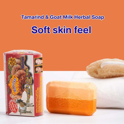 ASANTEE TAMARIND & GOAT MILK HERBAL SOAP 125 G. (Pack of 3)