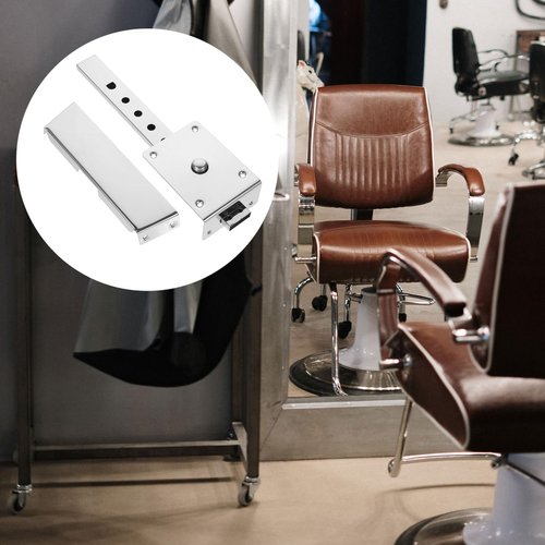 Beatifufu Barber Chair Headrest Bracket Replacement Ergonomic Headrest Support for Salon and Barber Chairs Easy Installation Iron Material