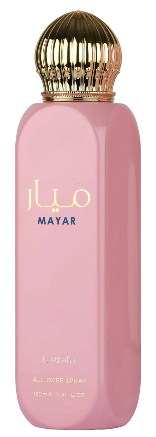 Lattafa Mayar – Fruity, Floral, Sweet, Amber – All Over Spray Long-Lasting Fragrance for Women, 5.07 Ounce / 150 ml