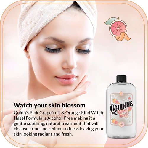 Quinn’s Alcohol Free Witch Hazel Pink Grapefruit & Orange Rind 16 oz. & Quinn’s Alcohol Free Witch Hazel Lavender16 oz.