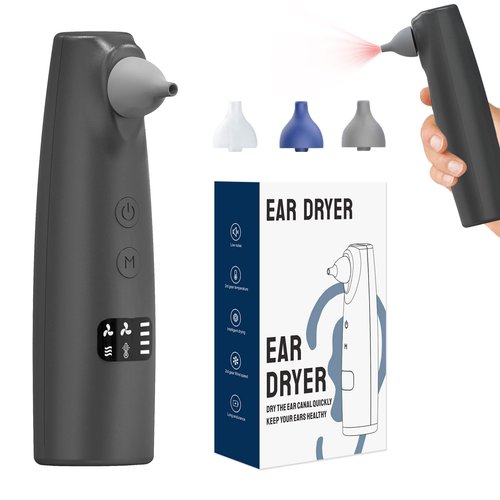 for Swimming Ear Moisture Swimmers Ear Drier Swim Ear Blower Electronic Ear Water Remover Rechargeable Battery Operated Ear Fluid Remover Ear Dryer