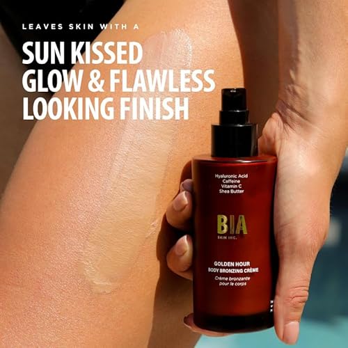 Bare It All Golden Hour Bronzing Cream Smoothing Age Defying Body Bronzer Long Lasting Natural Glow Vegan Paraben Free Body Shimmer Fast Absorbing