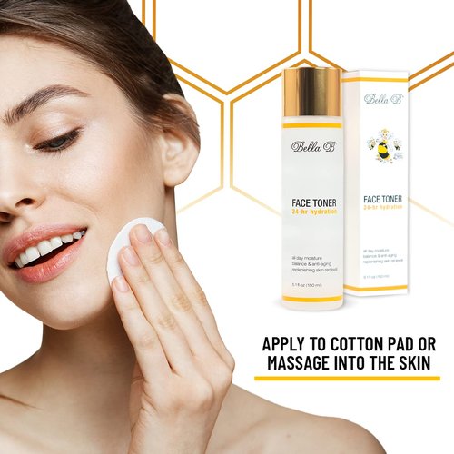 BELLA B Face Toner 5.1 oz Bottle - Pregnancy Skin Care - Pregnancy Toner - Pregnancy Safe Toner - Healthy Beauty - Natural Toner for Face - Fragrance Free Toner - Face Toner Moisturizer