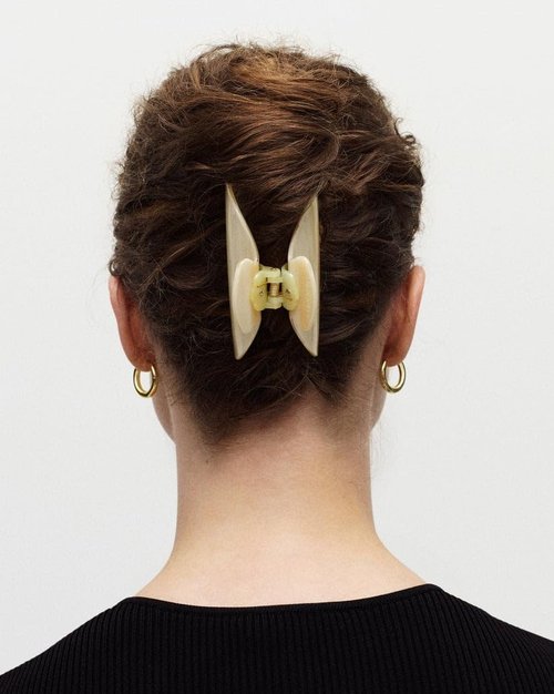 MACHETE Women Hair Clip Midi Heirloom Claw Clip, 3.5 inch Hair Clamp Fashion Hair Accessories (Tortoise Checker)