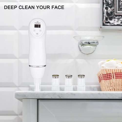 AIMENGXI Diamond Microdermabrasion Machine Professional Blackhead Remover Vacuum Upgraded Facial Pore Cleaner Electric USB with 8 Probes Blackhead Remover Skincare Tool