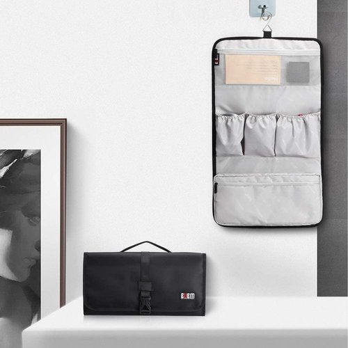 Buwico BUBM Travel Case Carry Case Portable Storage Bag Roller Hanging Bag Organizer for Dyson Airwrap Styler,Black