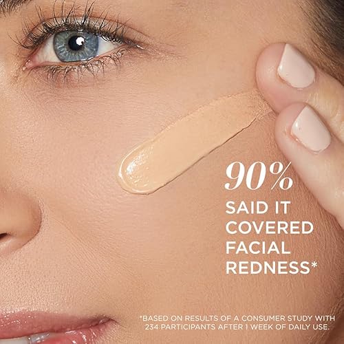 IT Cosmetics Bye Bye Redness Full Coverage Color Correcting Cream - Redness Neutralizing Tinted Face Moisturizer, 12HR Hydration, Hyaluronic Acid, Aloe, Colloidal Oatmeal, Rosacea Skin - 0.37 fl oz