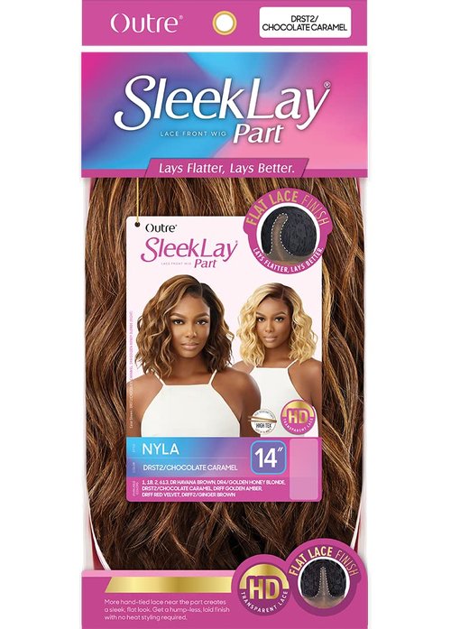 Outre Lace Front Wig - Sleeklay Part -NYLA (DRST2/CHOCOLATE CARAMEL)