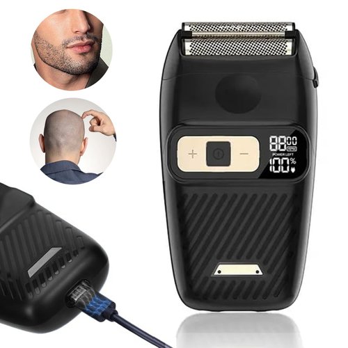 Foil Shaver Electric Razor for Men Electric Foil Shavers for Men and Women Waterproof Wet Dry LED Display Cordless Close Head Shavers 3 Adjustable Speeds Long Battery Rechargeable IPX6