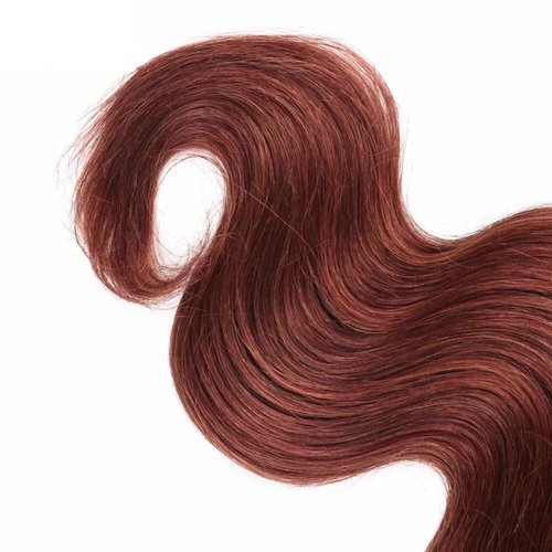 Fridnae Color 33 Bundles Human Hair Reddish Brown Body Wave Human Hair Bundles Copper Red Bundles Human Hair 3 Bundles 8 8 8 Inch Brown Body Wave Bundleshair Weave