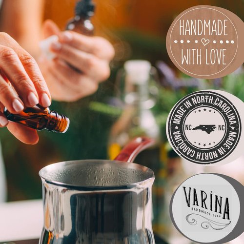 Varina Natural Fresh Variety Bar Soap - Gentle Cleansing for Sensitive Skin, Fresh - 5 Pack