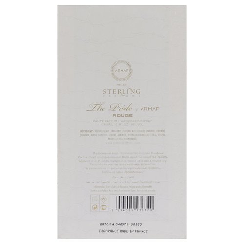 The Pride Rouge by Armaf for Women - 3.4 oz EDP Spray