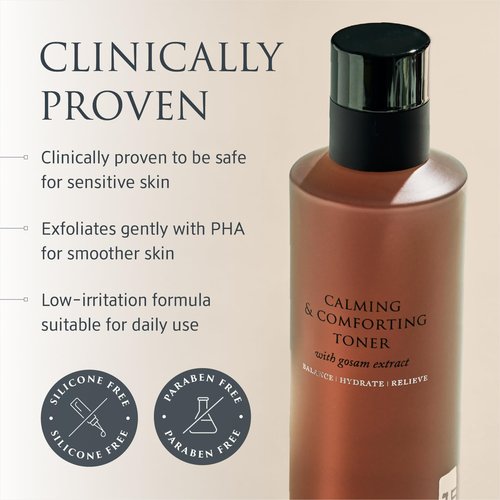 YUNJAC YUNJAC Calming & Comforting Toner (5.07 fl oz) - Low Irritation Toner for Sensitive Skin. Instant Cooling Solution with PHA for Smoother Skin. for Daily Use.