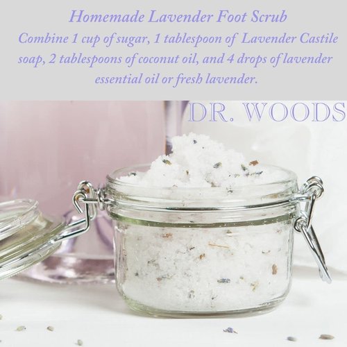 Dr. Woods Lavender Liquid Castile Soap - Castile Soap with Pure Lavender Oil, Body Wash for Men and Women, Natural Cleanser for Face, Hands, and Body - 32 Fl Oz, Pack of 2
