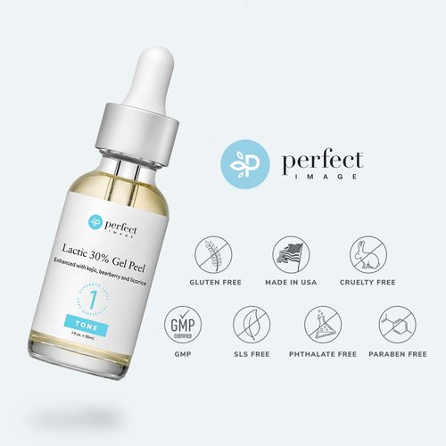 Lactic Gel Peel - Enhanced with Kojic, Bearberry, Licorice, and Botanicals (30% Strength)